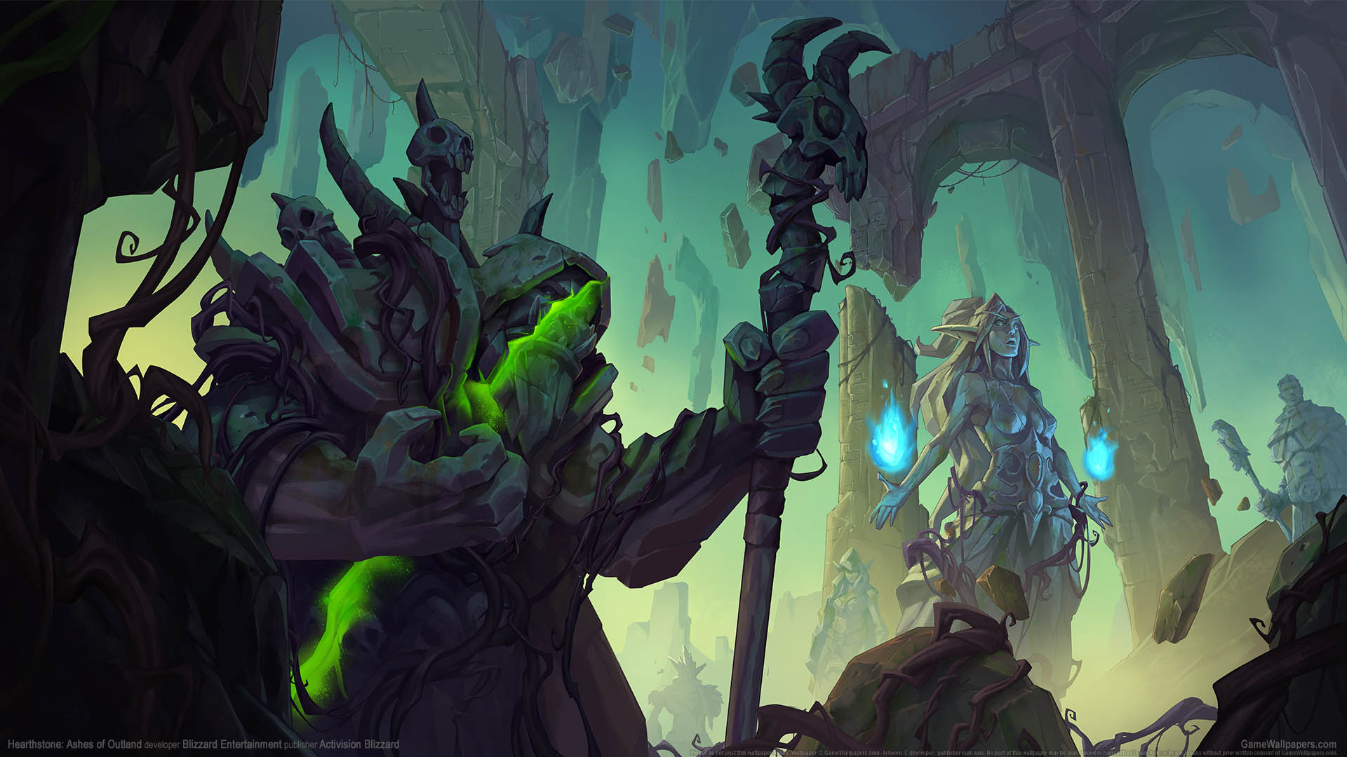 Hearthstone Ashes Of Outland Wallpaper 01 19x1080