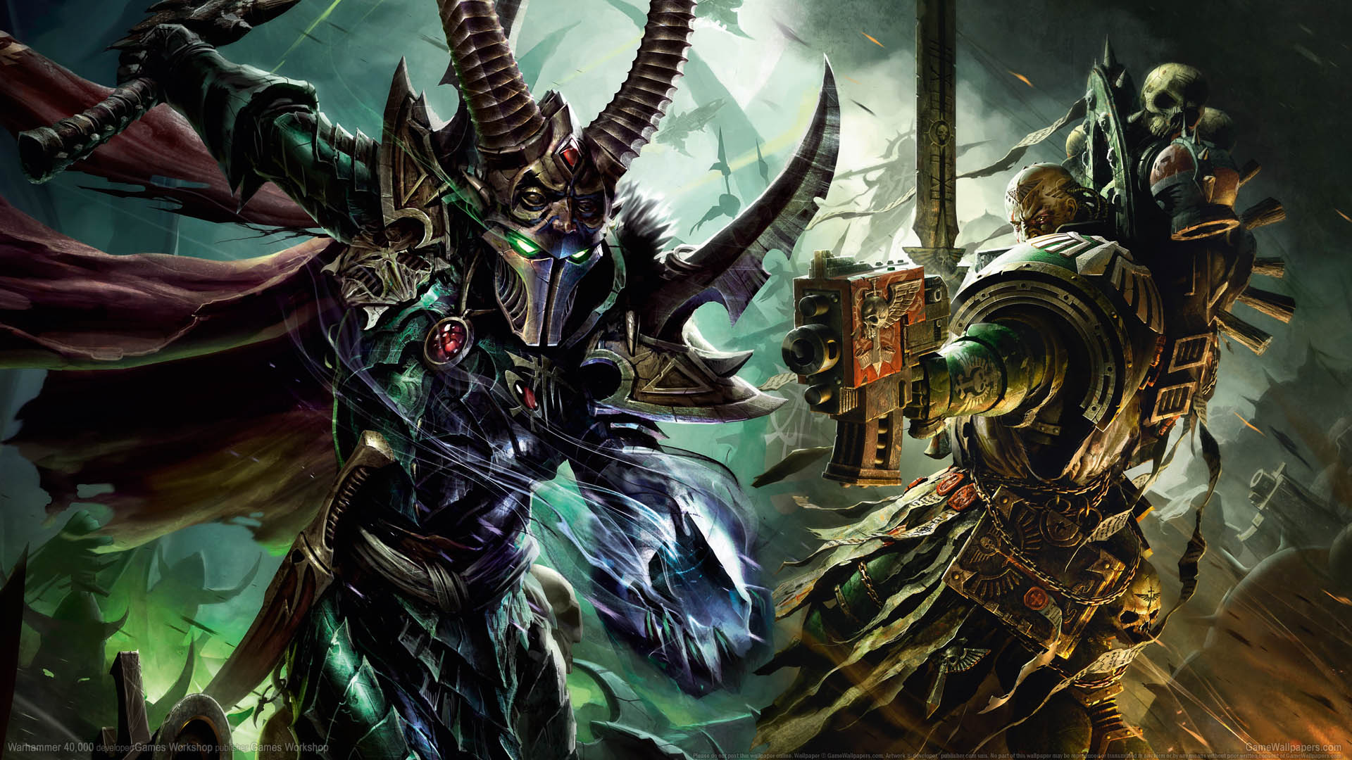 warhammer 40k dark angels wallpaper