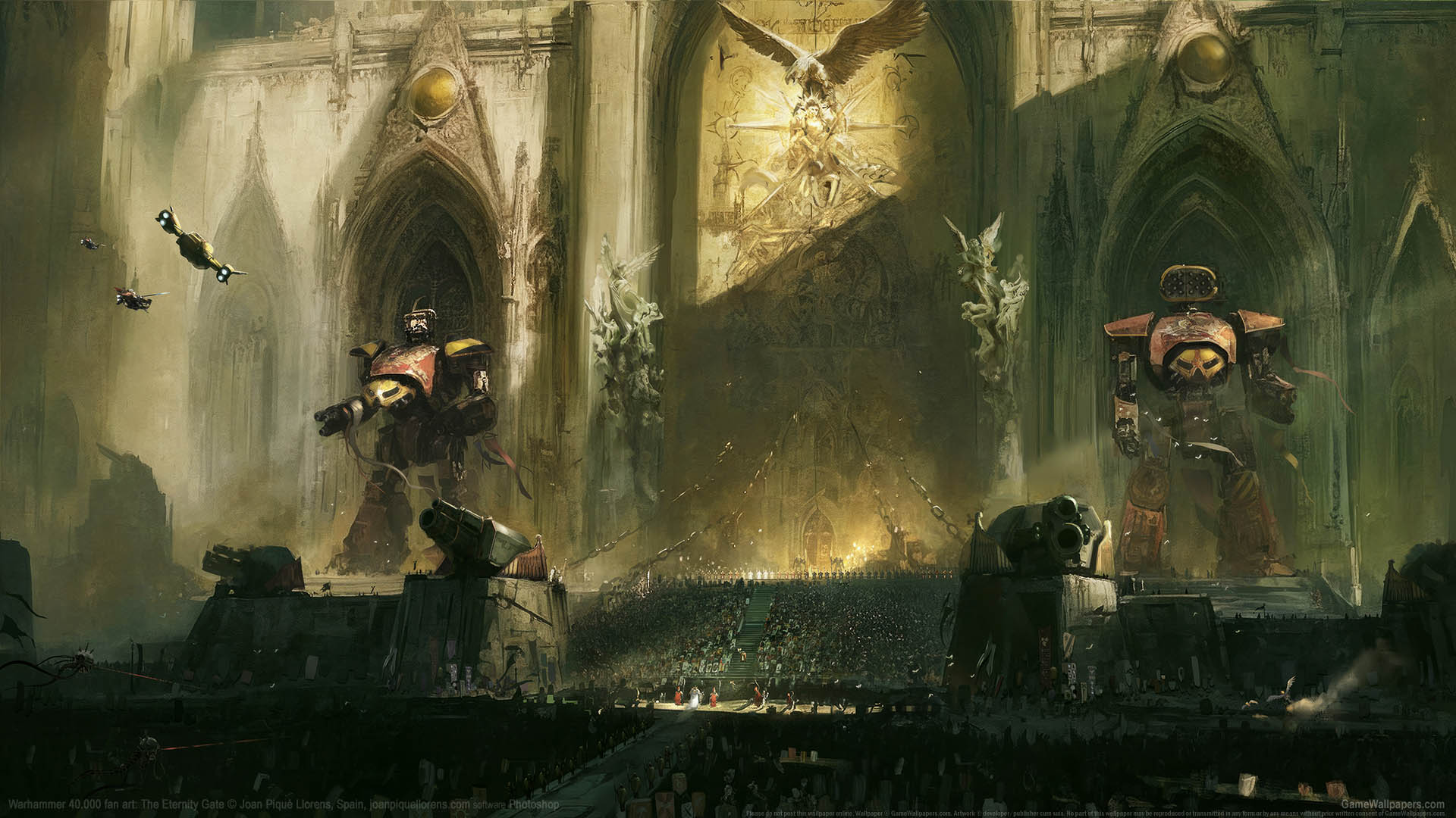 Warhammer 40,000 <b>fan</b> art wallpaper 05 1920x1080.