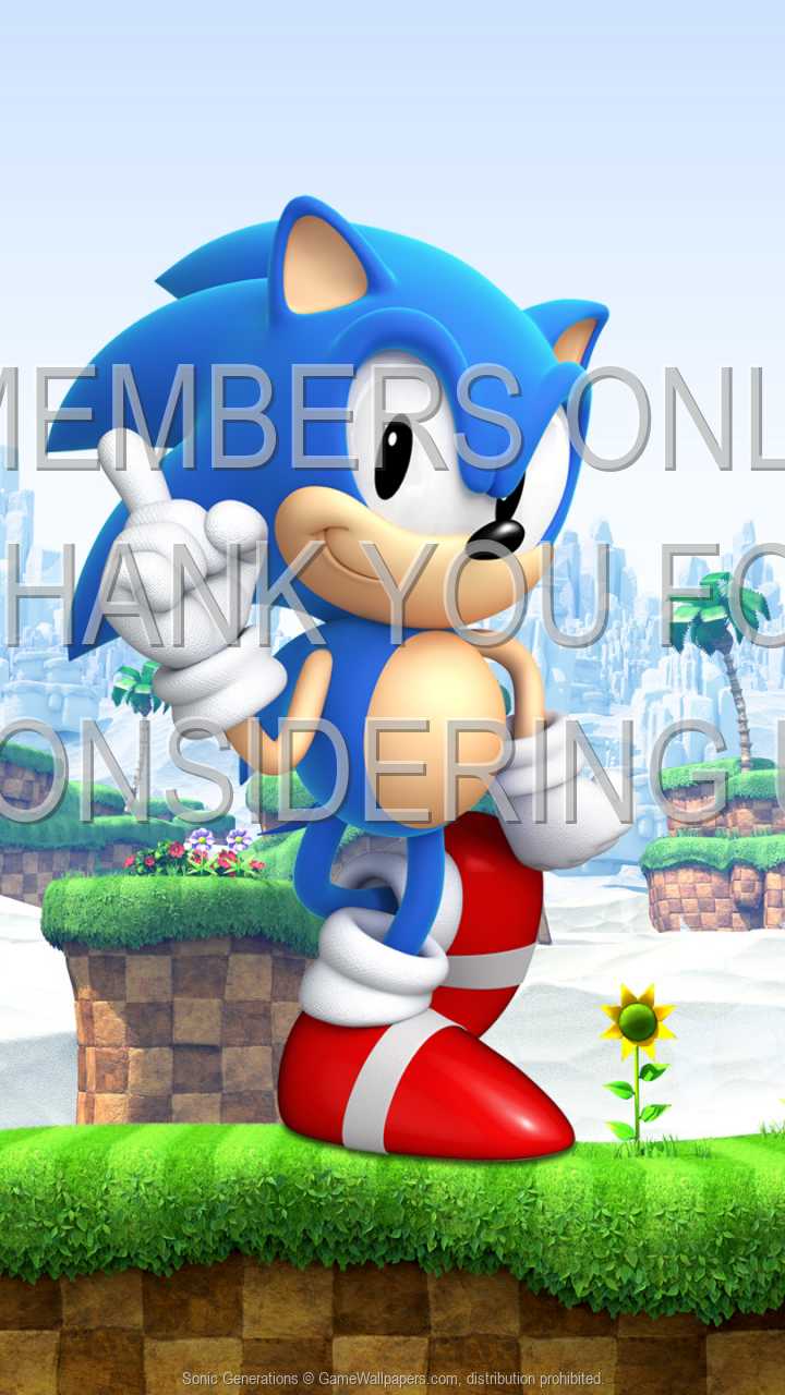 Sonic Generations 720p%20Vertical Handy Hintergrundbild 01