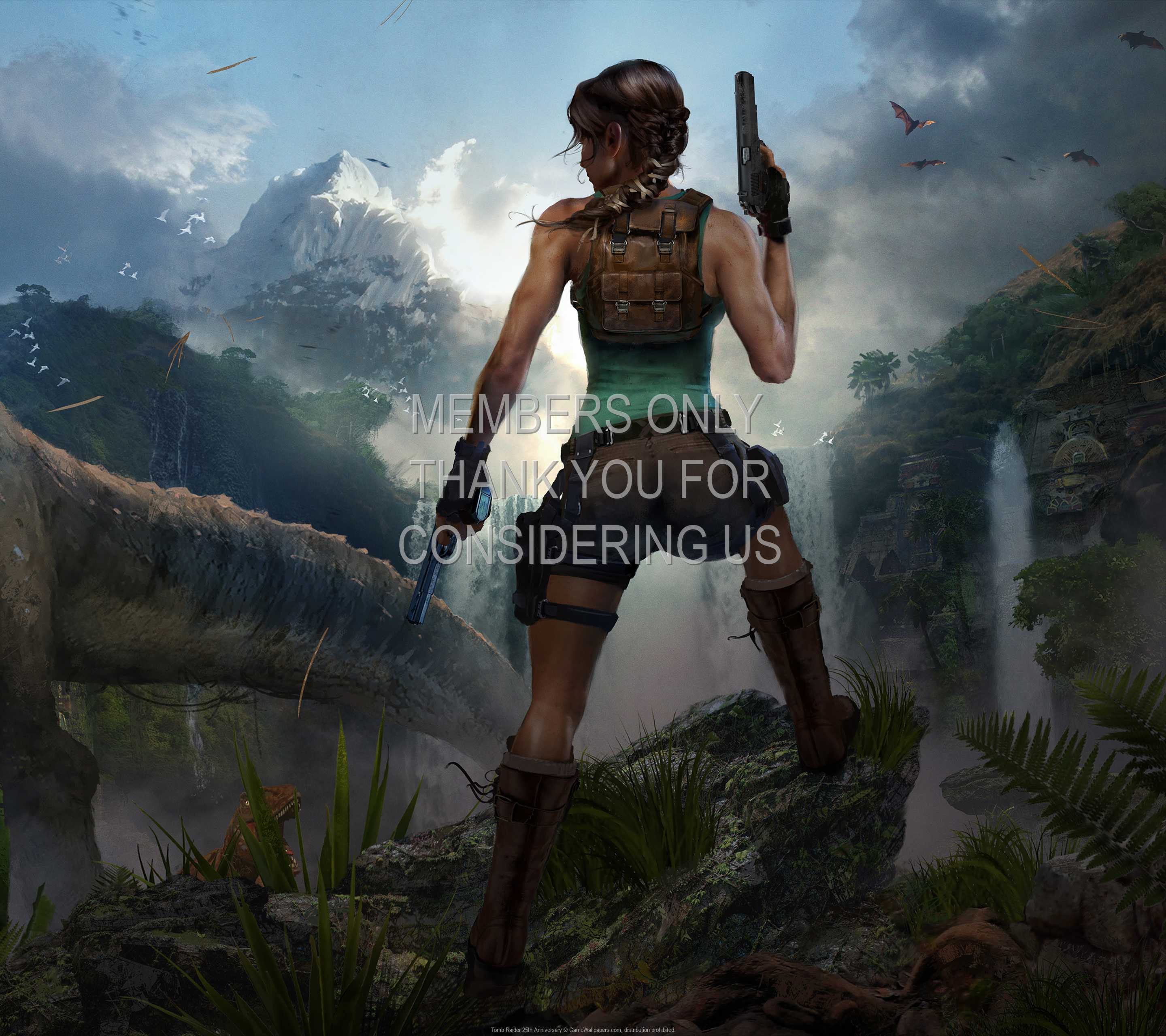 Tomb Raider 25th Anniversary 1440p Horizontal Mobiele achtergrond 01