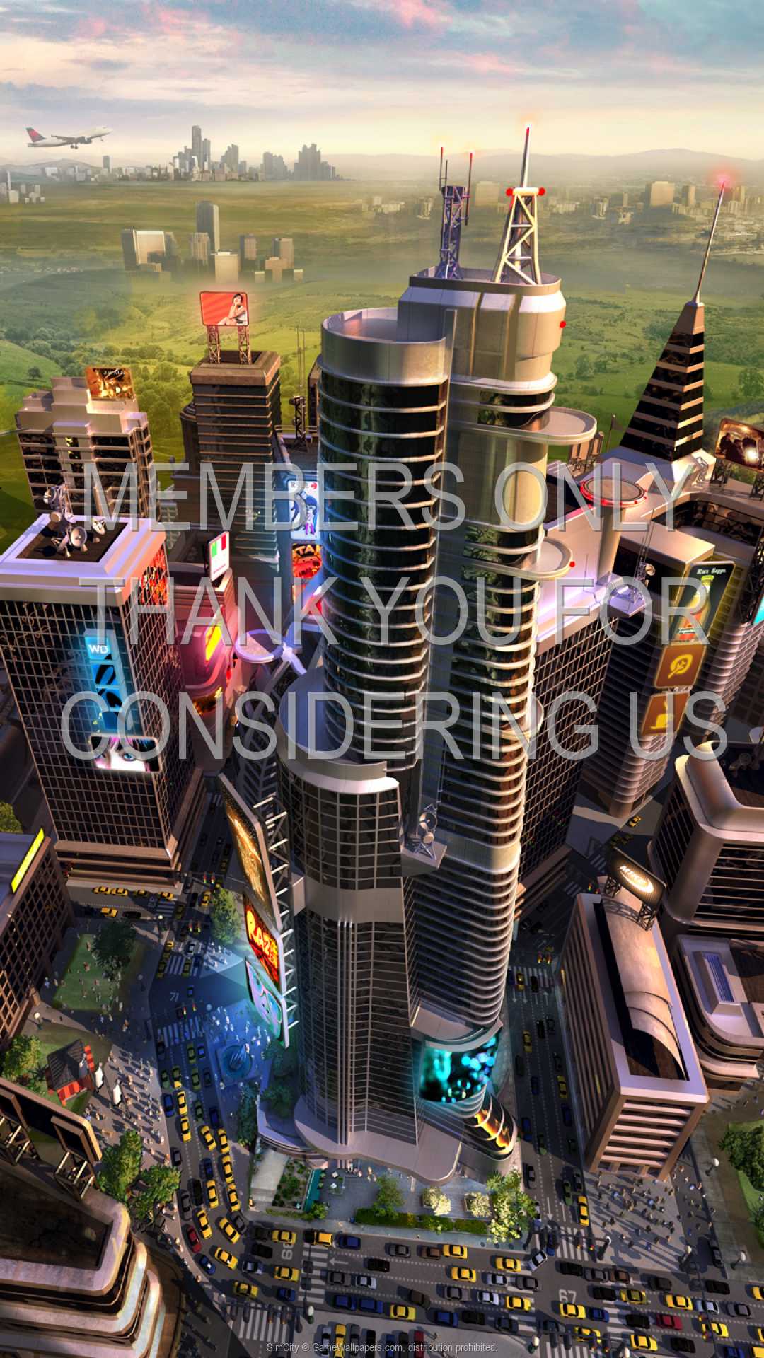 SimCity 1080p Vertical Mobile fond d'cran 03