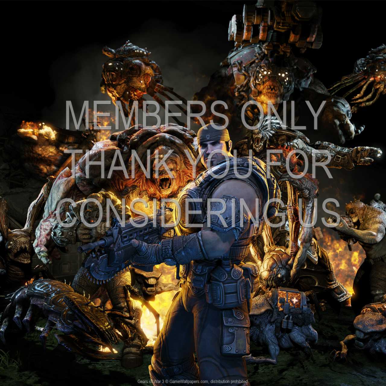 Gears of War 3 720p%20Horizontal Handy Hintergrundbild 03
