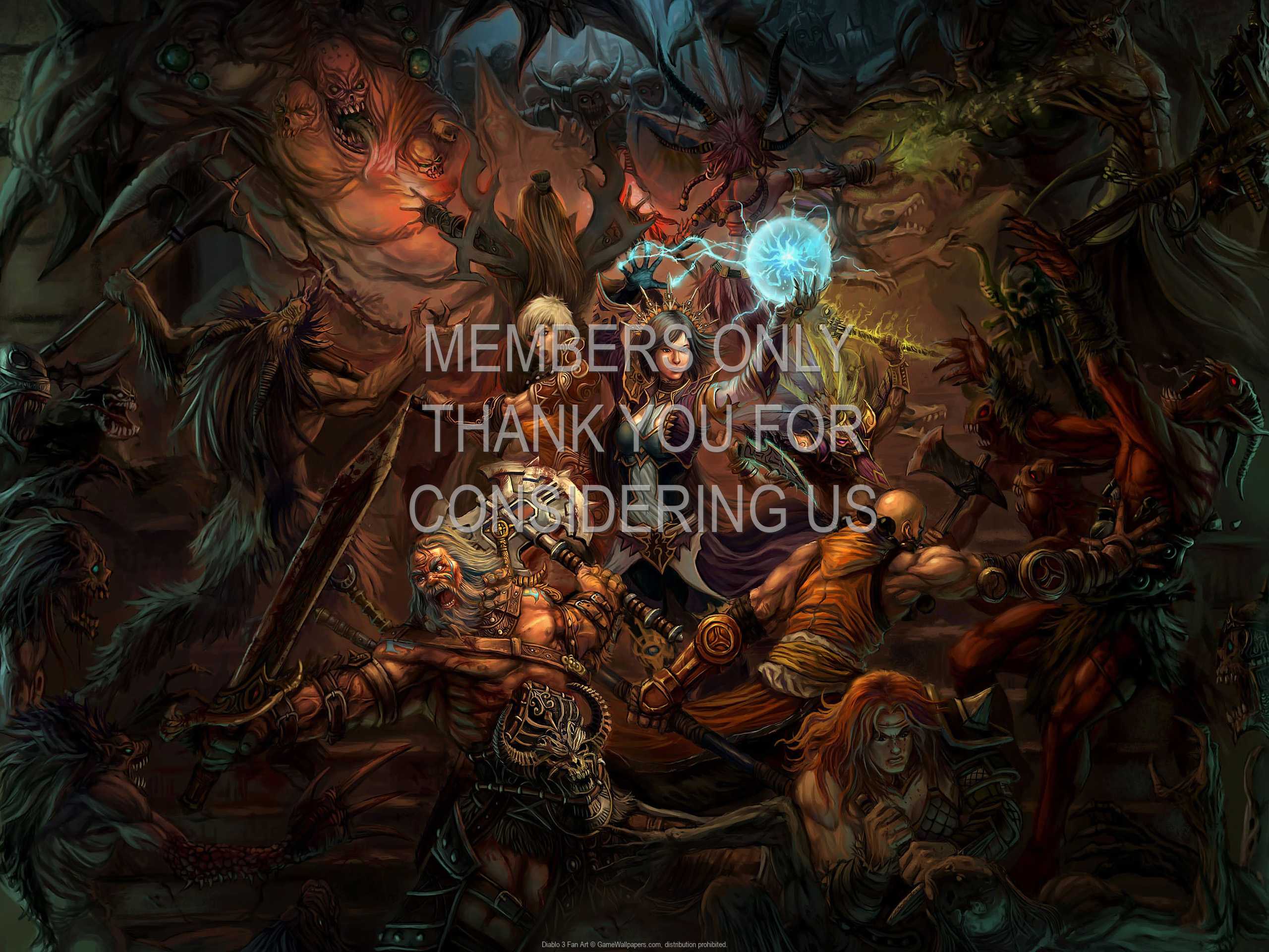 Diablo 3 Fan Art 1080p%20Horizontal Handy Hintergrundbild 04