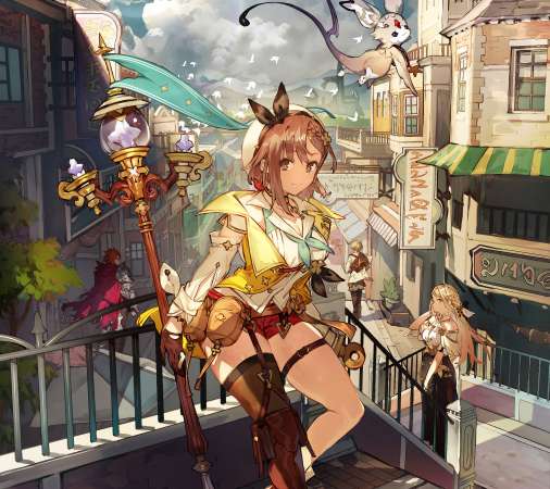 Atelier Ryza 2: Lost Legends & the Secret Fairy Mobile Horizontal wallpaper or background
