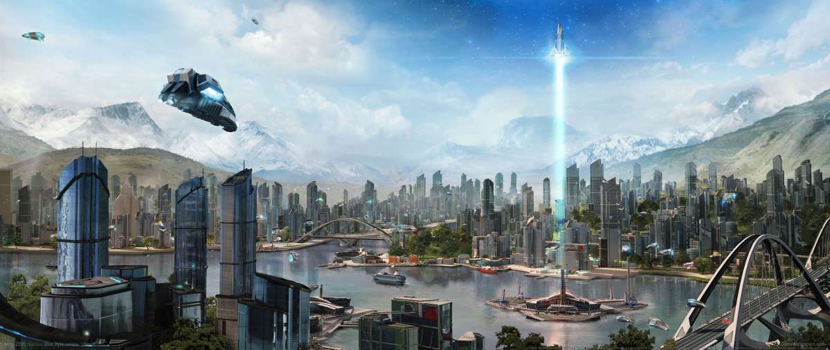 Anno 2205 ultrawide wallpaper or background 01