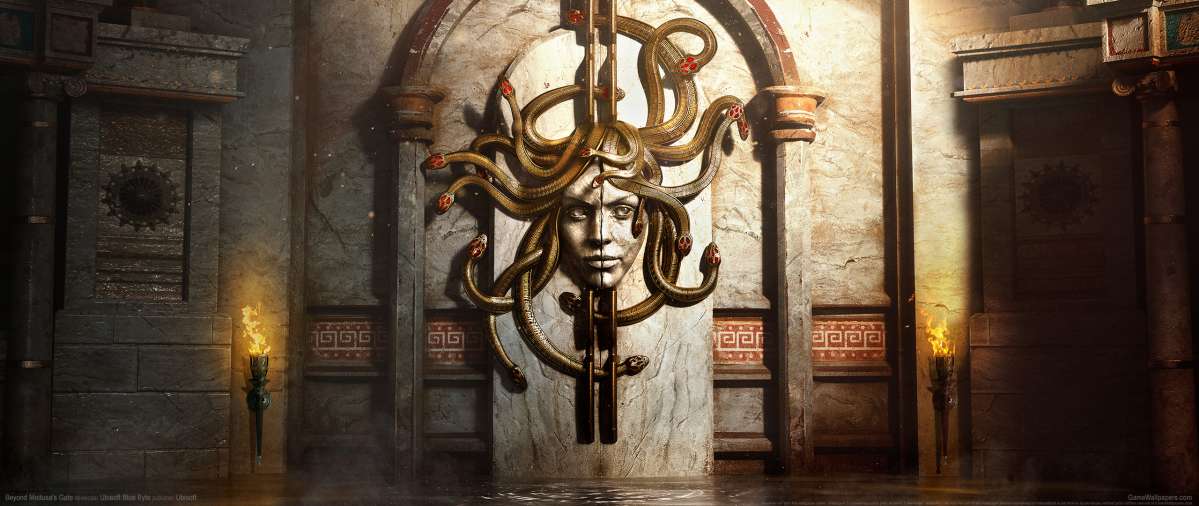 Beyond Medusa's Gate ultrawide wallpaper or background 01