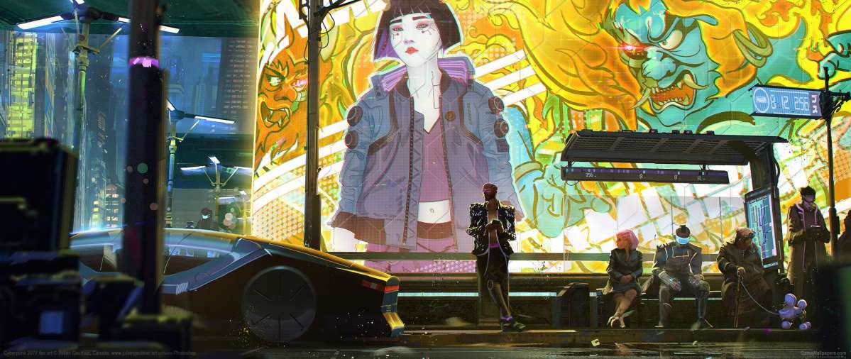 Cyberpunk 2077 fan art wallpaper or background