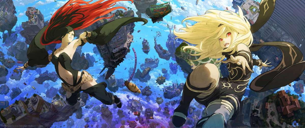 Gravity Rush 2 ultrawide wallpaper or background 01