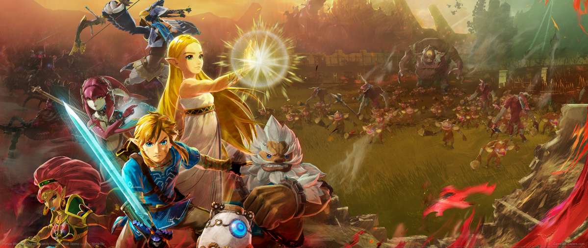 Hyrule Warriors: Age of Calamity ultrawide wallpaper or background 01