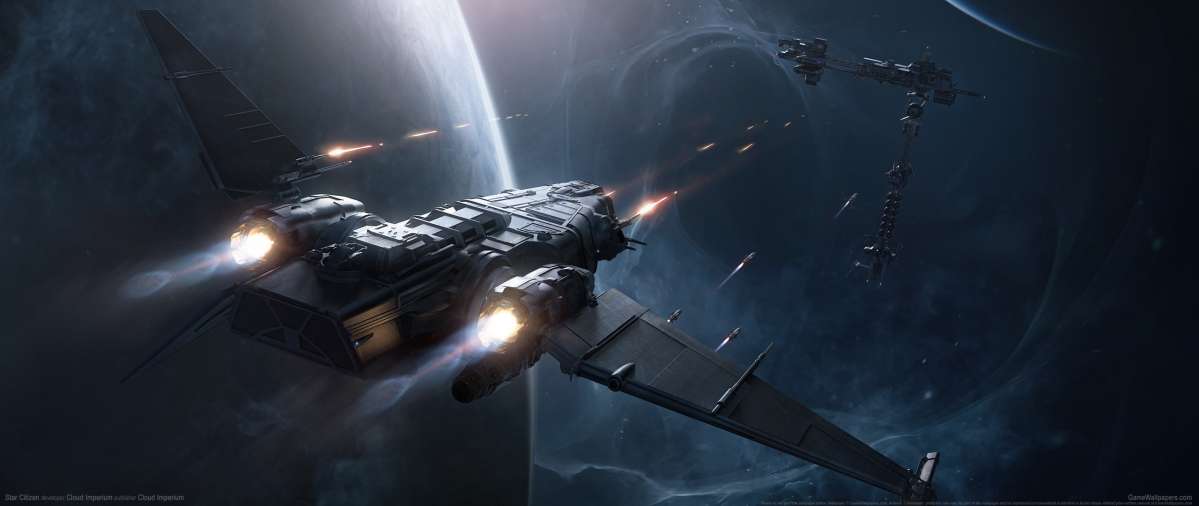 Download wallpaper 2560x1440 arrow, spaceship, star citizen, dual wide 16:9  2560x1440 hd background, 15868