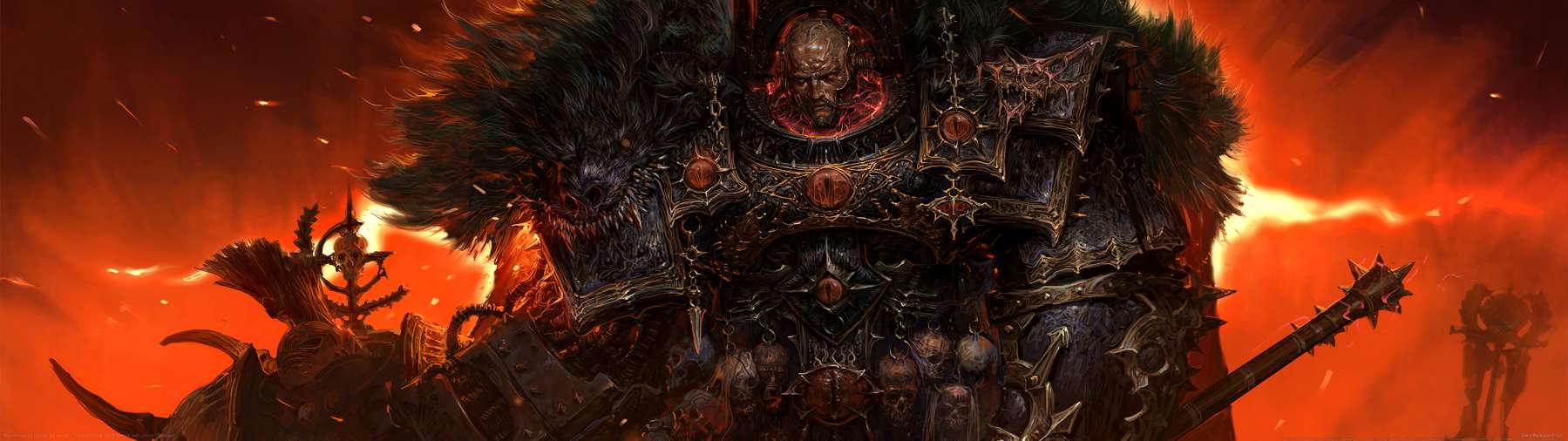 Warhammer 40,000 fan art superwide wallpaper or background 02