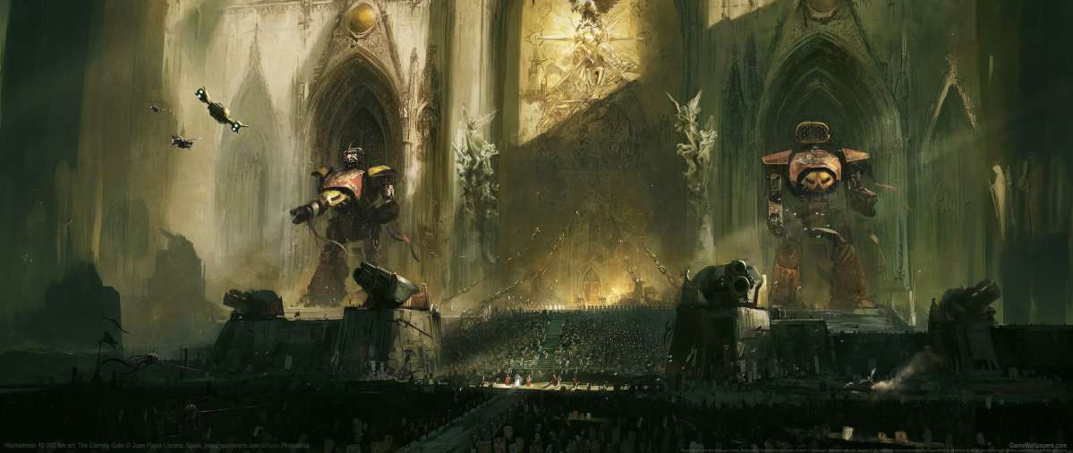 Warhammer 40,000 fan art ultrawide wallpaper or background 05
