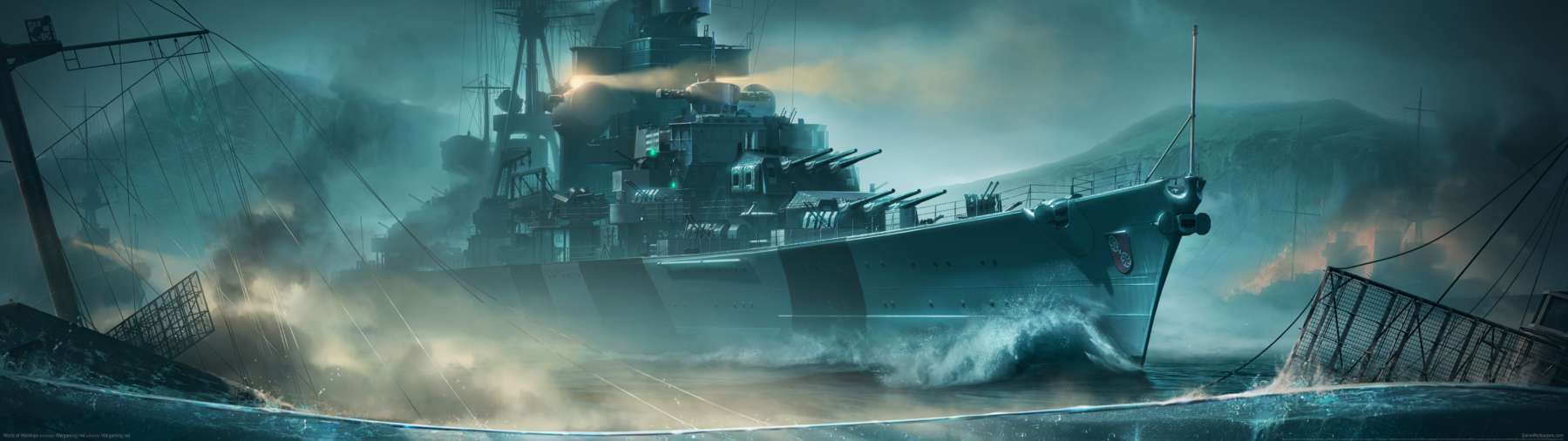 World of Warships superwide wallpaper or background 28