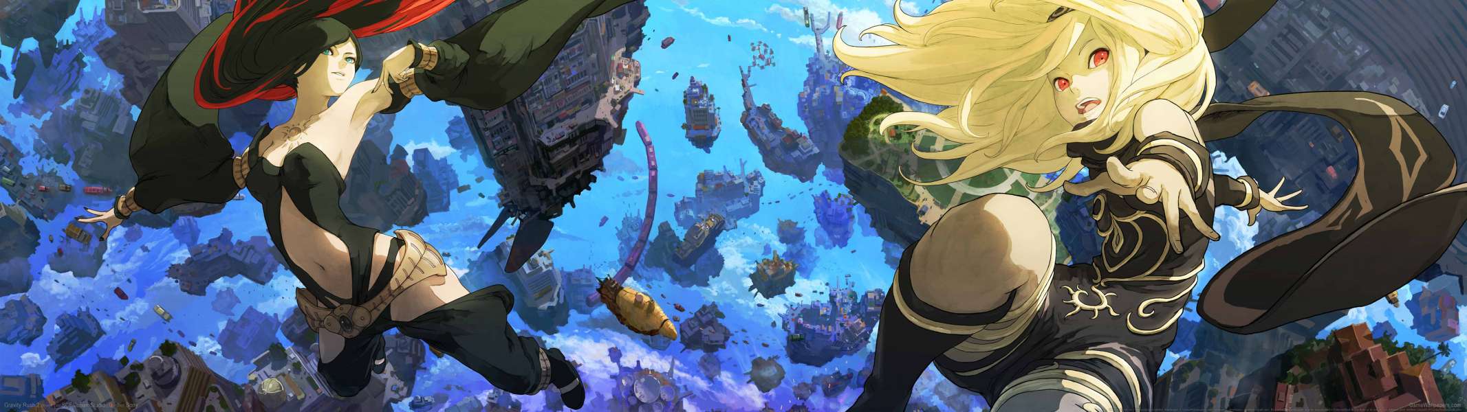 Gravity Rush 2 dual screen wallpaper or background