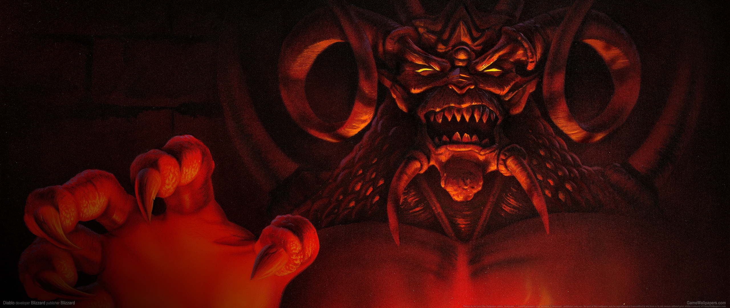 Diablo 2560x1080 fond d'cran 01