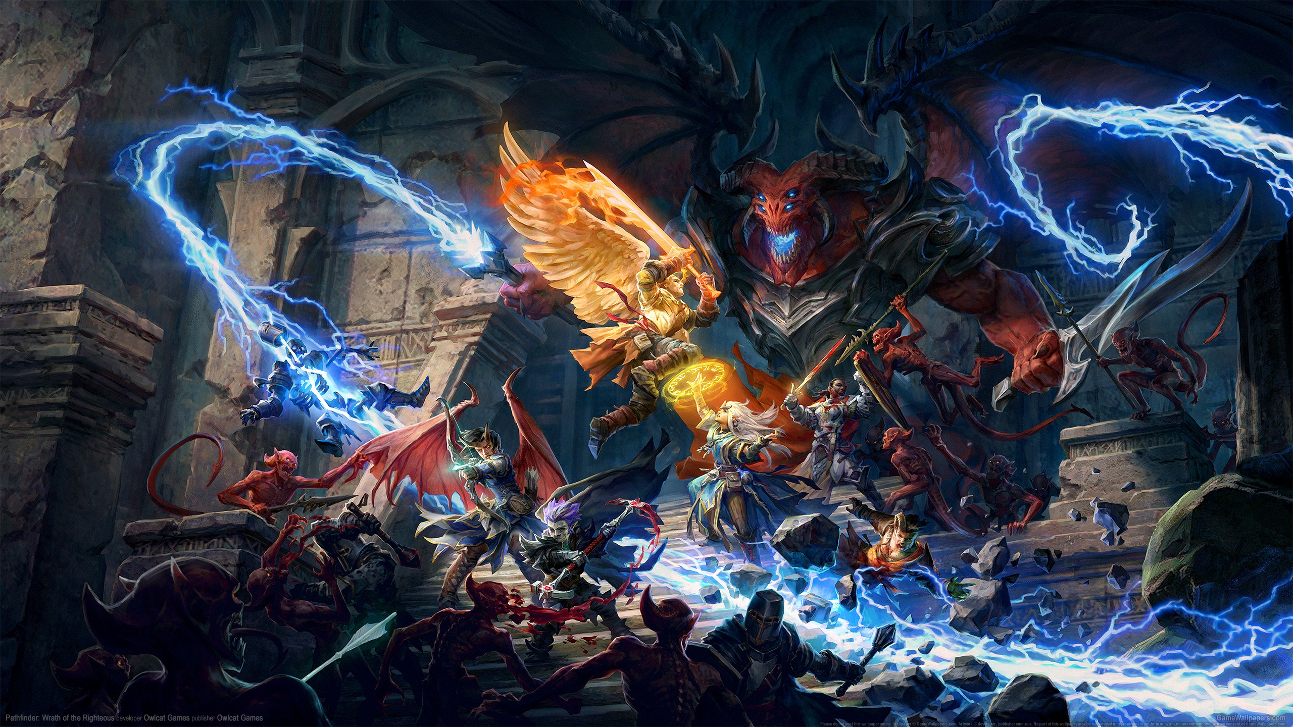 Pathfinder: Wrath of the Righteous 2560x1440 Hintergrundbild 01