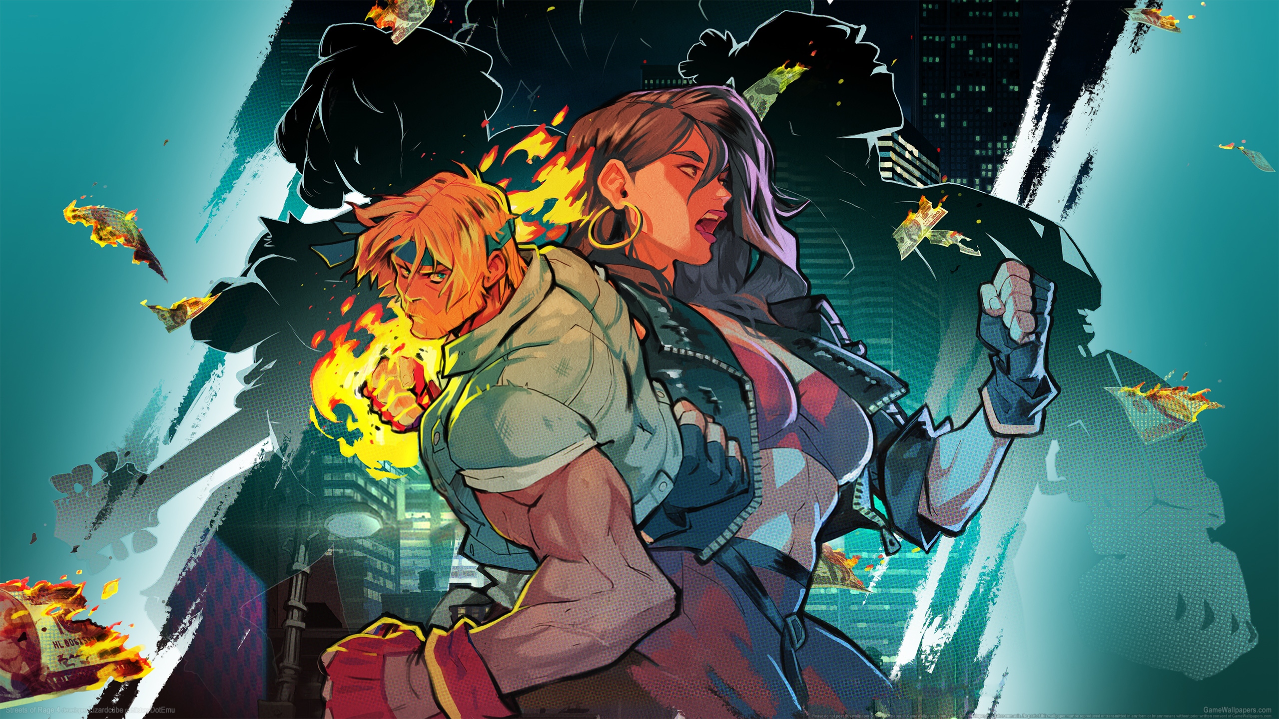 Streets of Rage 4 2560x1440 achtergrond 01