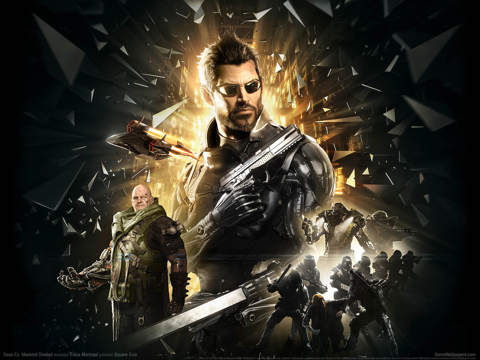 Deus Ex: Mankind Divided fond d'cran 01 1600x1200