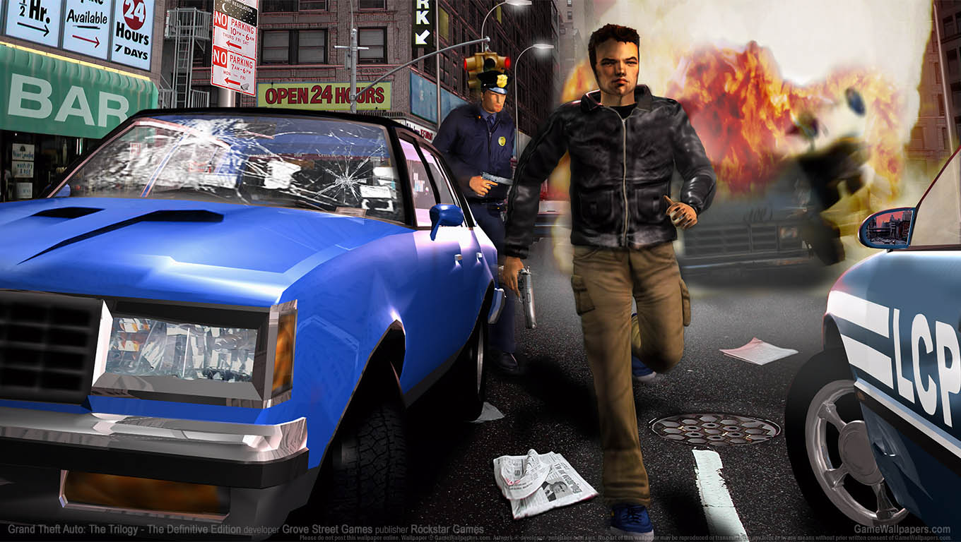 Grand Theft Auto: The Trilogy - The Definitive Edition wallpaper 01 1360x768