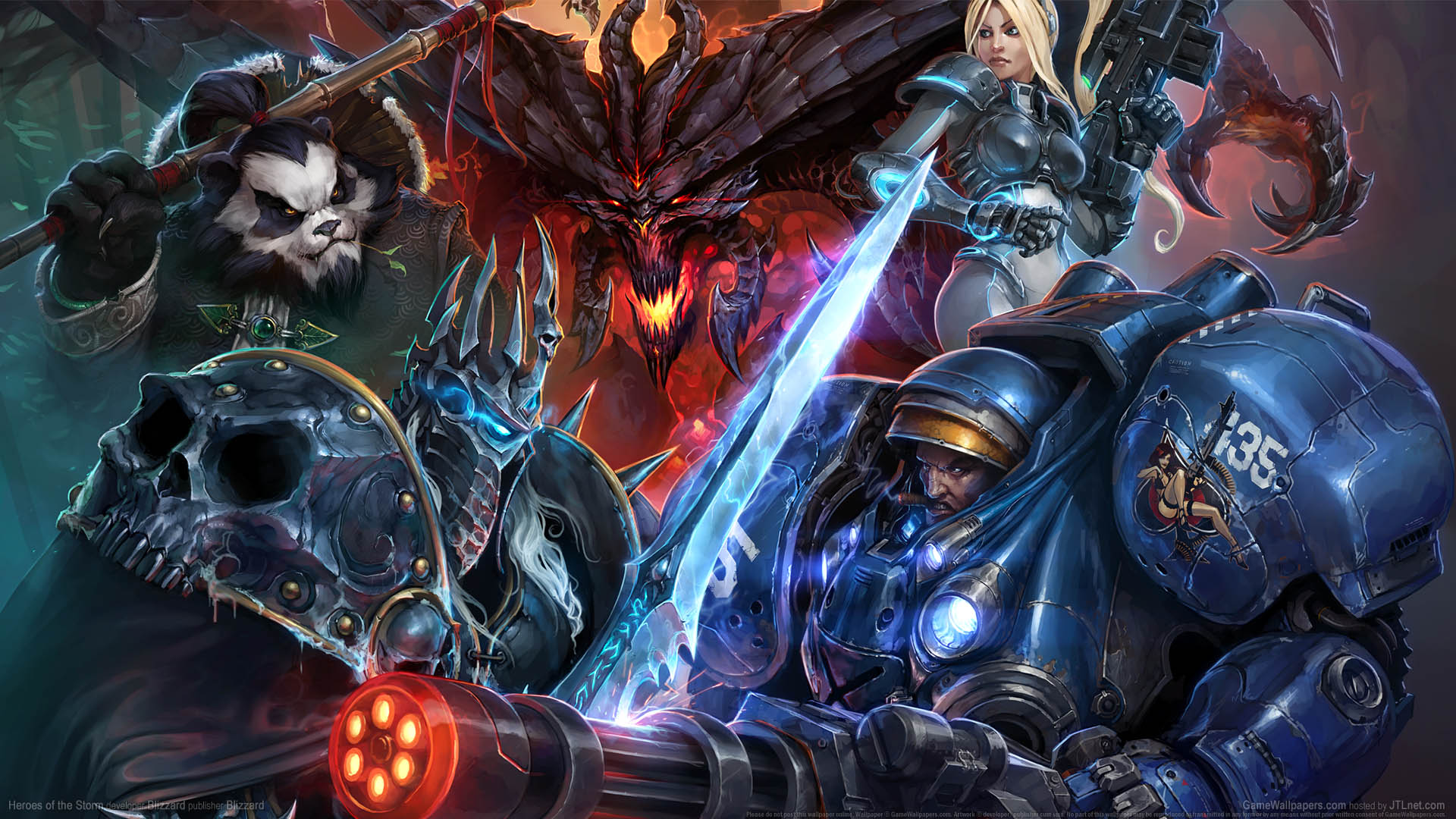 Heroes of the Storm achtergrond 01 1920x1080