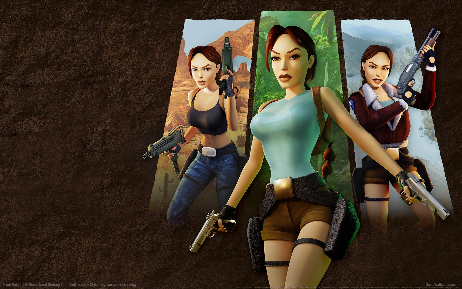 Tomb Raider I-III Remastered Starring Lara Croft fond d'cran 01 1920x1200