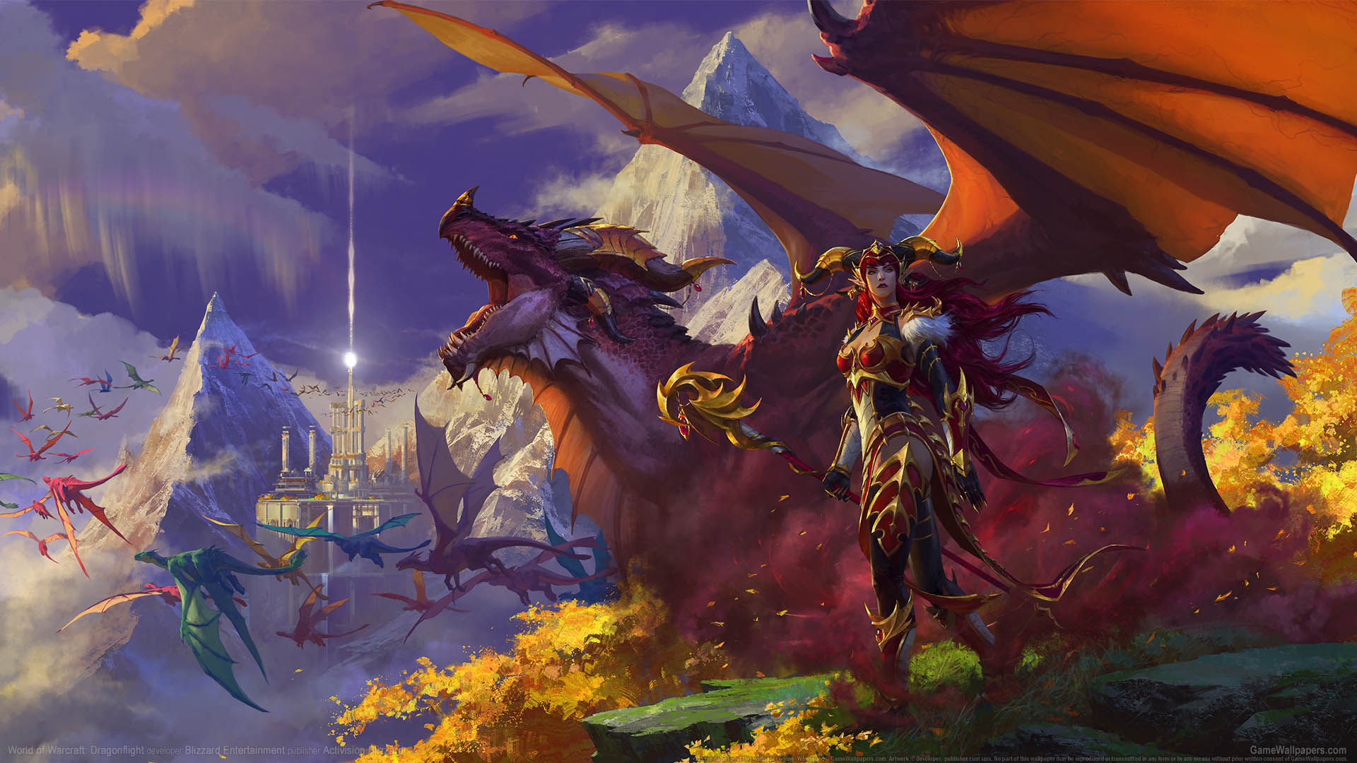 World of Warcraft: Dragonflight achtergrond 01 1920x1080