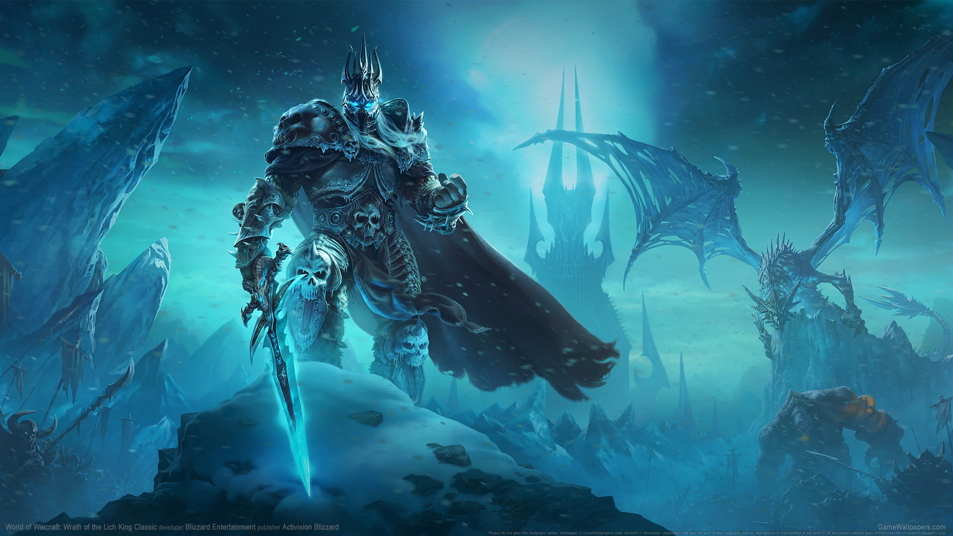 World of Warcraft: Wrath of the Lich King Classic achtergrond 01 1920x1080