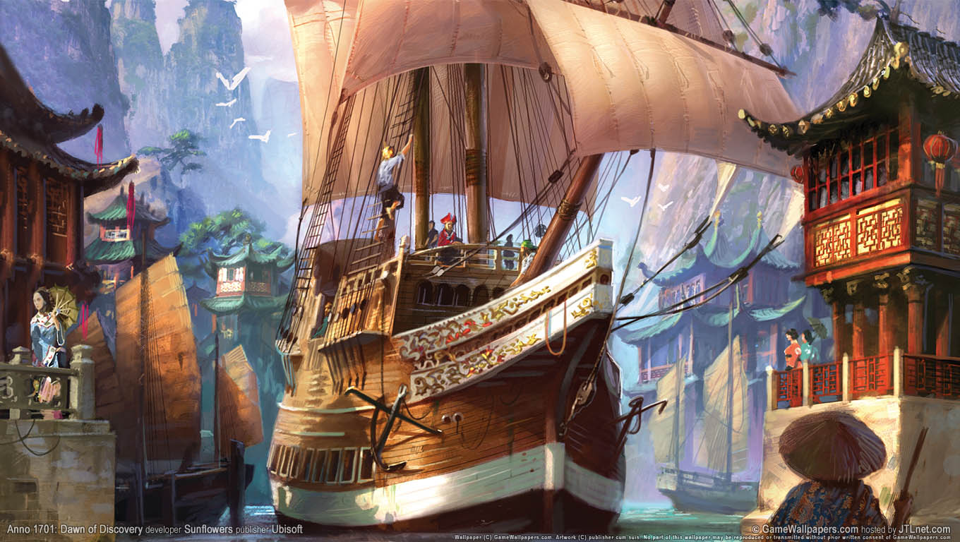 Anno 1701: Dawn of Discovery achtergrond 01 1360x768