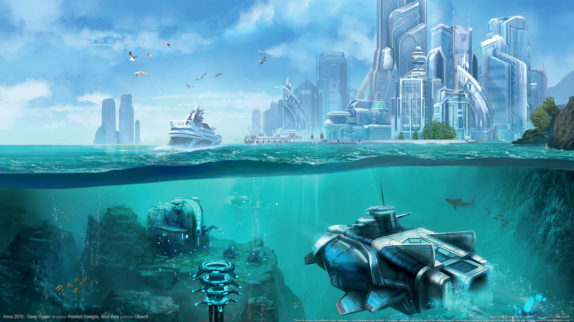 Anno 2070 - Deep Ocean fondo de escritorio 03 1920x1080