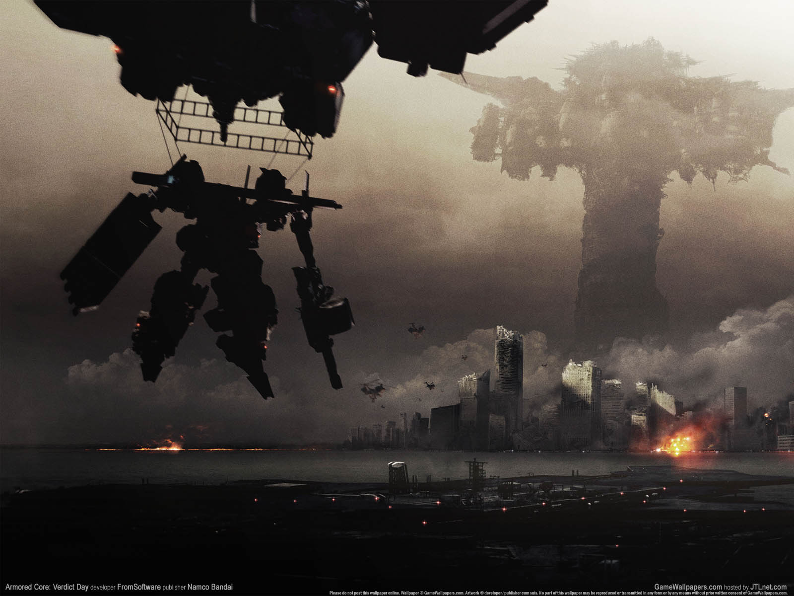 Armored Core%3A Verdict Day achtergrond 01 1600x1200