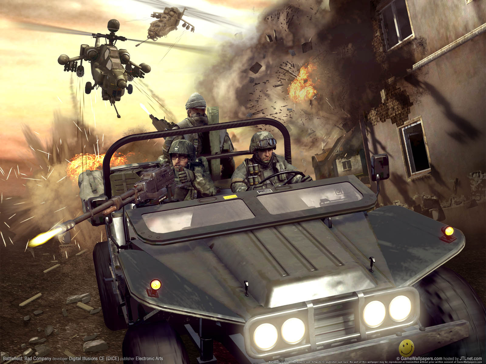 Battlefield%3A Bad Company fond d'cran 01 1600x1200