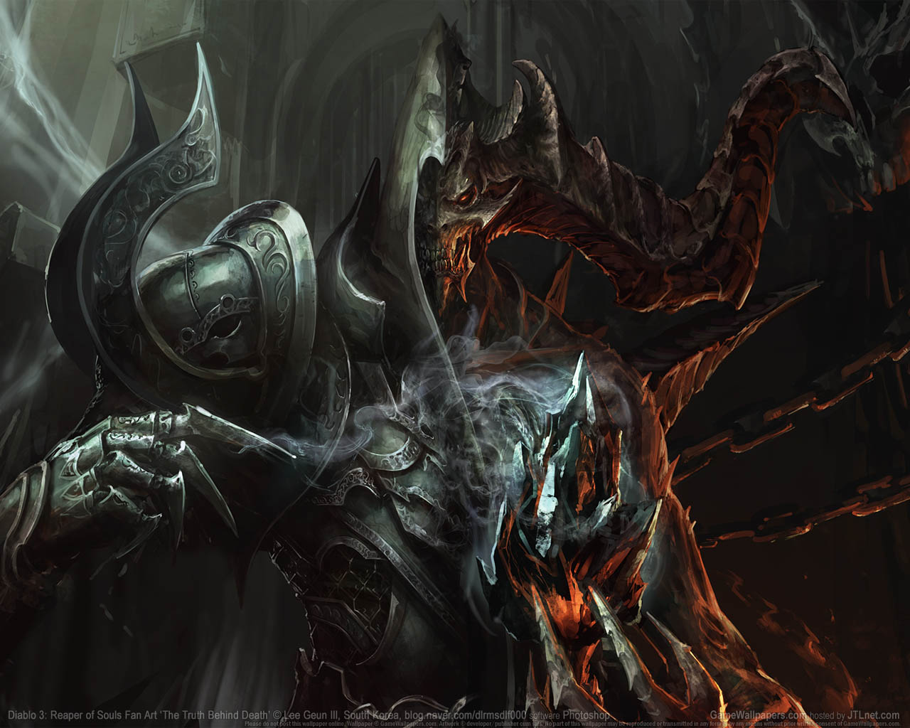 Diablo 3: Reaper of Souls Fan Artνmmer=02 achtergrond  1280x1024