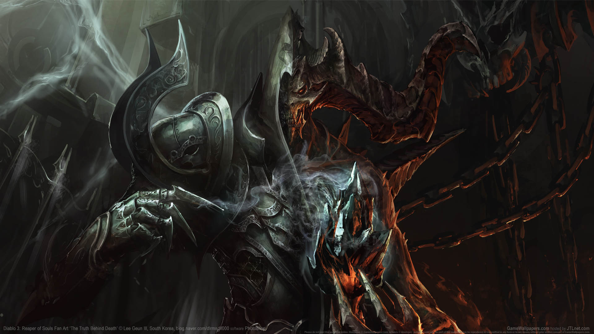 Diablo 3 Reaper Of Souls Fan Art Wallpaper 02 19x1080