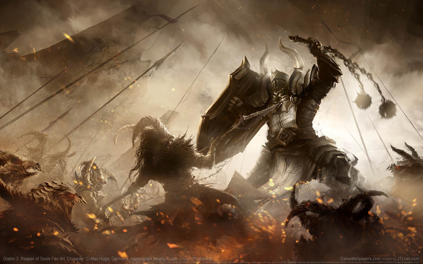Diablo 3: Reaper of Souls Fan Art Hintergrundbild 10 1440x900