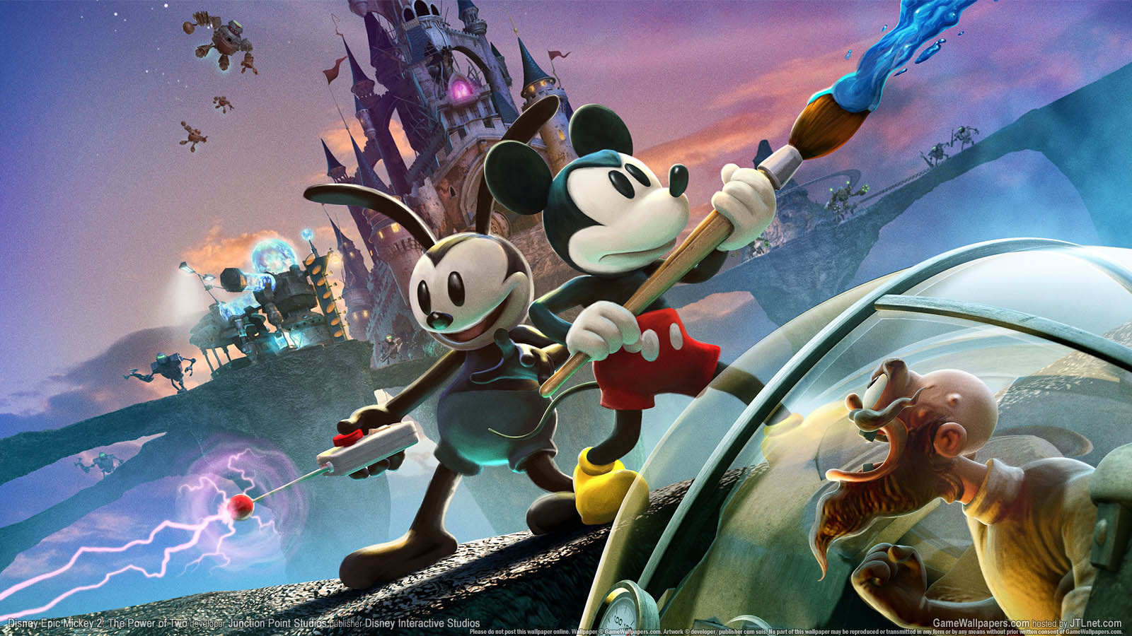 Disney Epic Mickey 2%3A The Power of Two achtergrond 01 1600x900