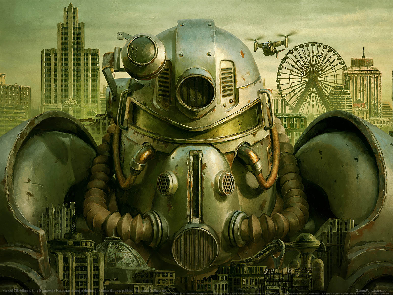 Fallout 76%253A Atlantic City Boardwalk Paradise achtergrond 01 1600x1200