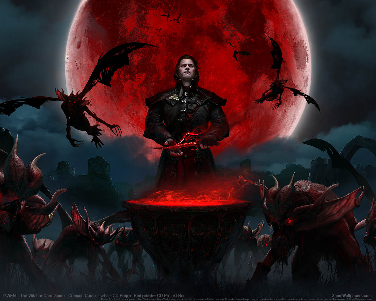 GWENT%25253A The Witcher Card Game - Crimson Curse wallpaper 01 1280x1024