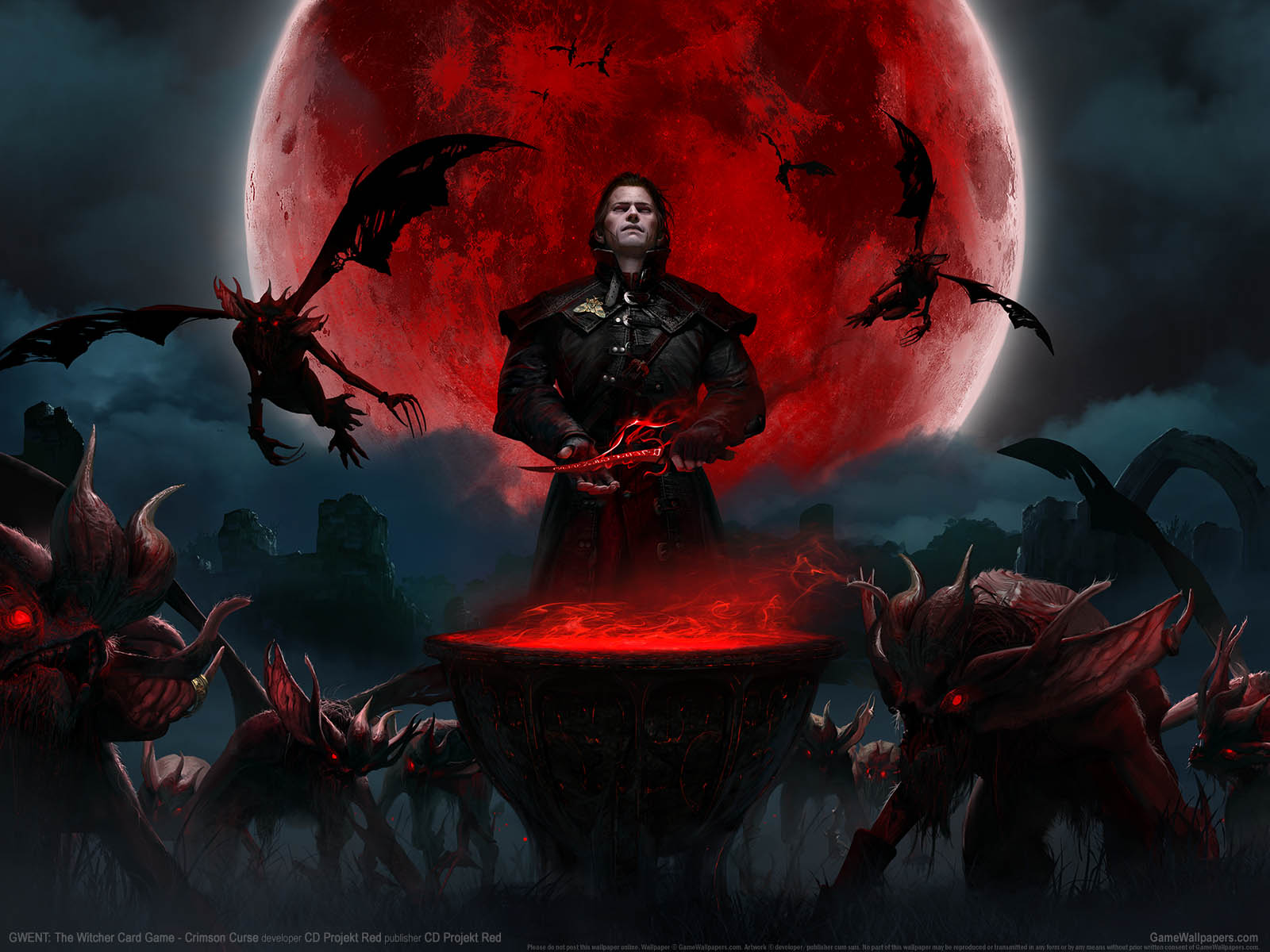 GWENT%253A The Witcher Card Game - Crimson Curse fond d'cran 01 1600x1200