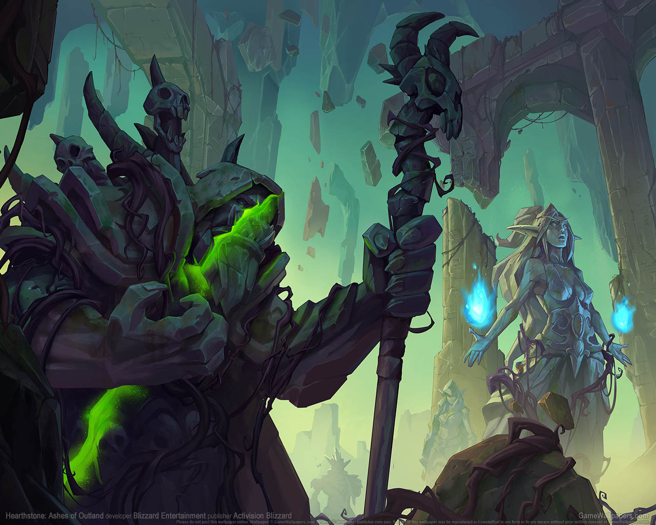 Hearthstone%3A Ashes of Outland wallpaper 01 1280x1024