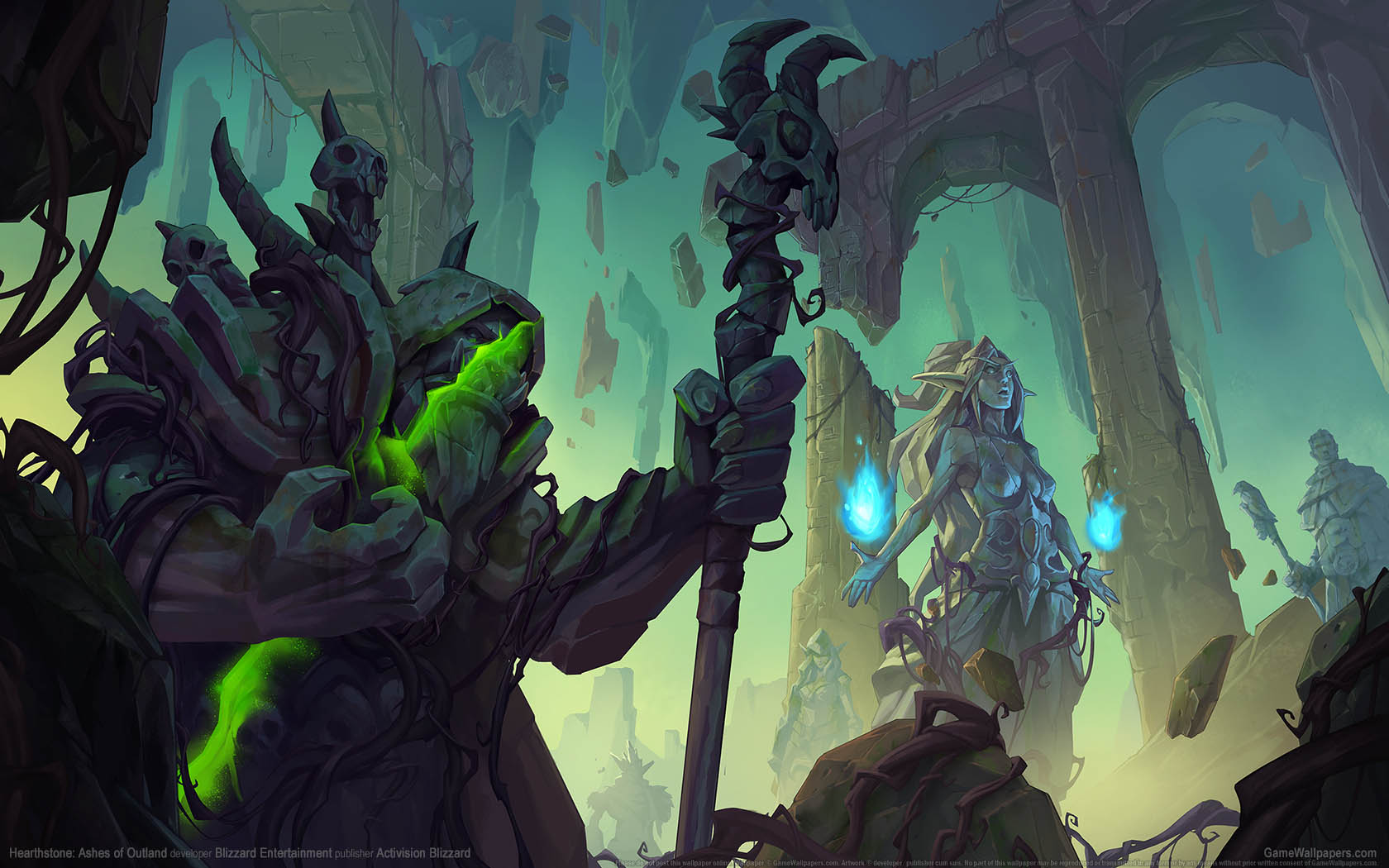 Hearthstone: Ashes of Outland fond d'cran 01 1680x1050