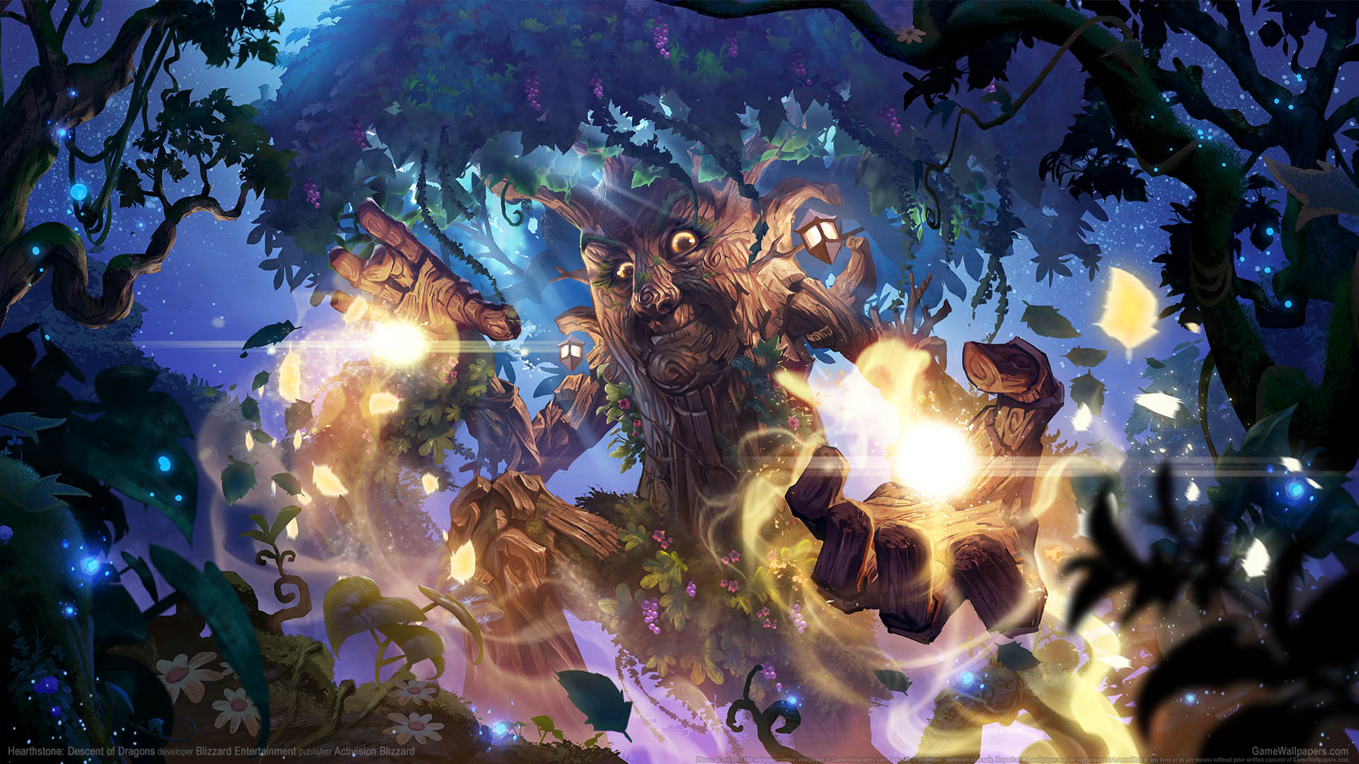 Hearthstone: Descent of Dragons achtergrond 02 1920x1080