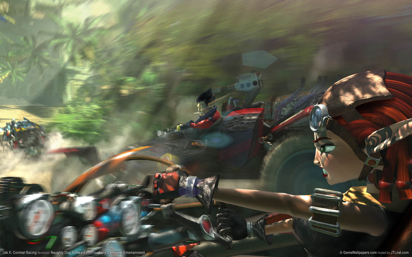 Jak X: Combat Racing achtergrond 03 1680x1050
