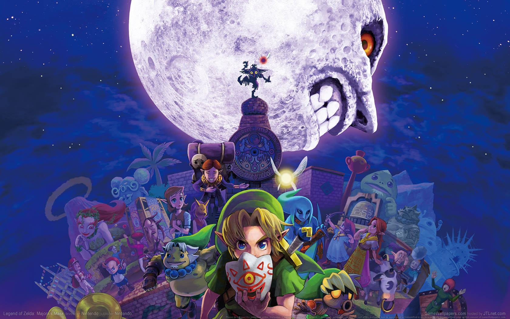 Legend of Zelda: Majora's Mask fondo de escritorio 01 1680x1050