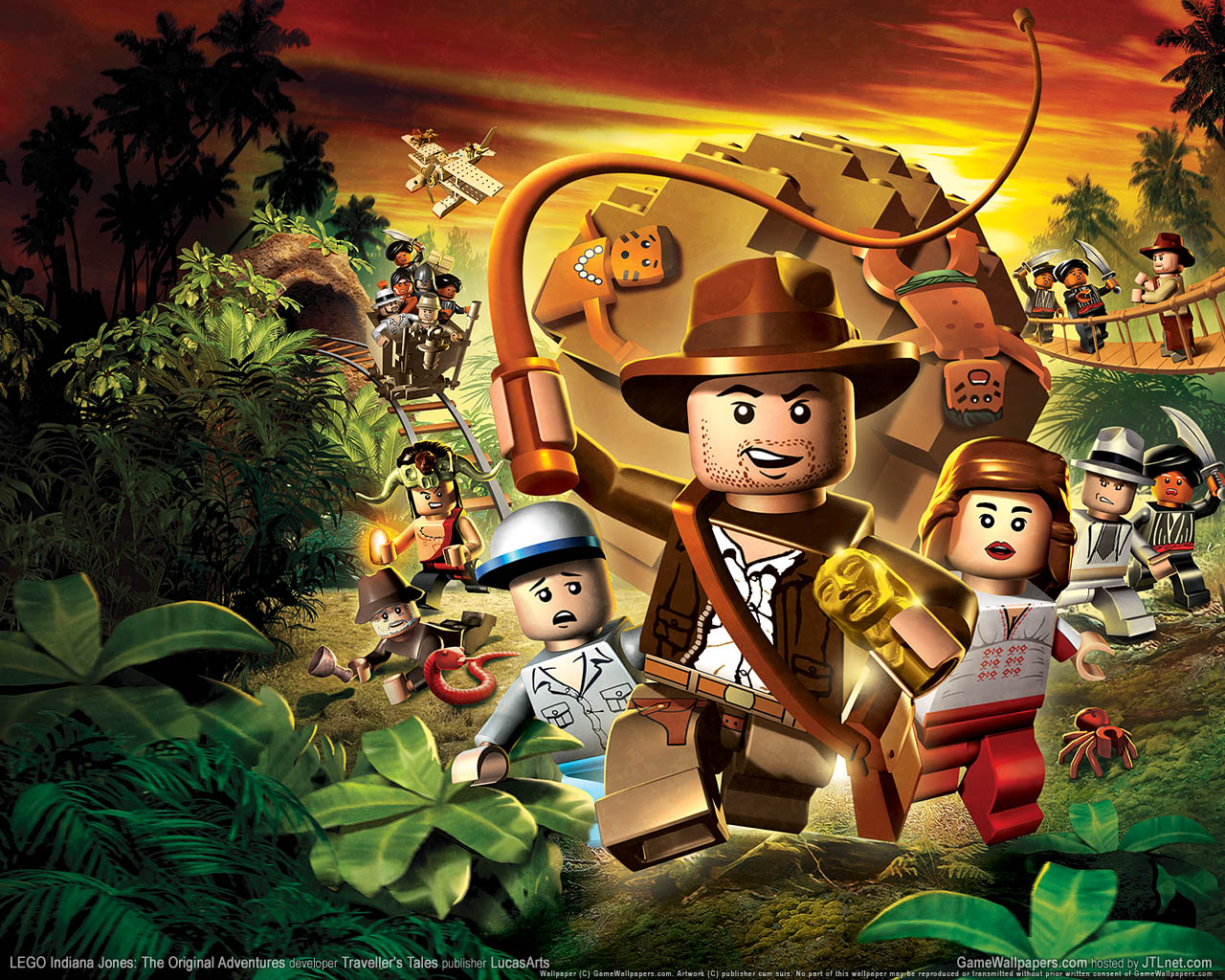 LEGO Indiana Jones: The Original Adventures wallpaper 01 1280x1024