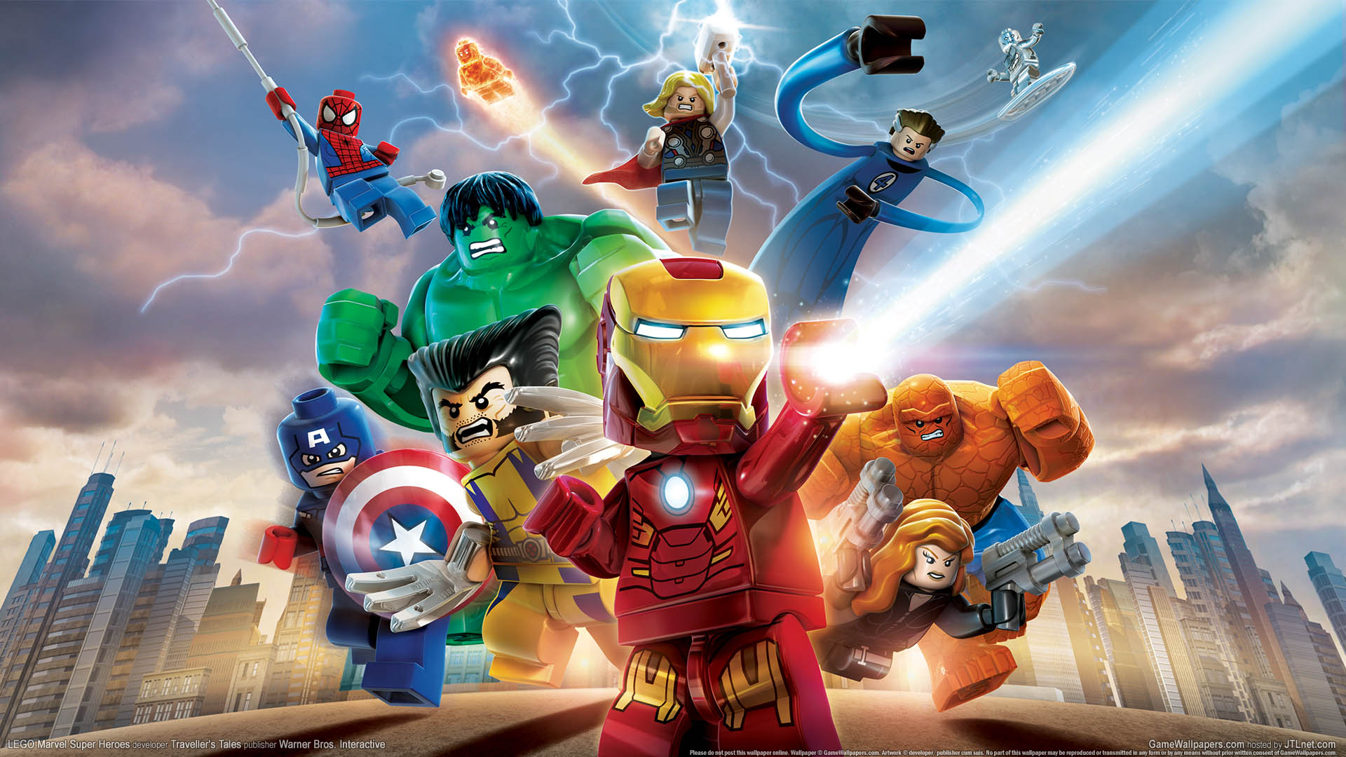 LEGO Marvel Super Heroes achtergrond 01 1920x1080