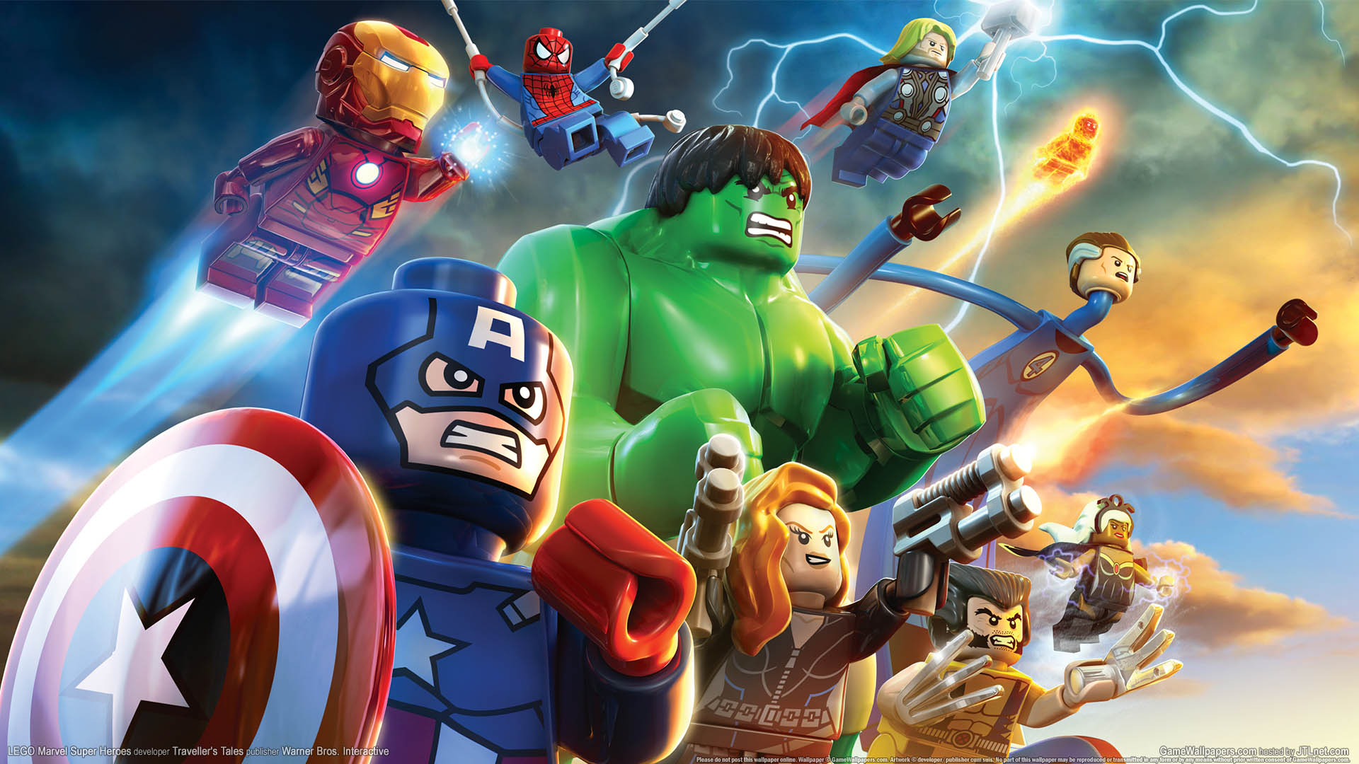 LEGO Marvel Super Heroes achtergrond 03 1920x1080