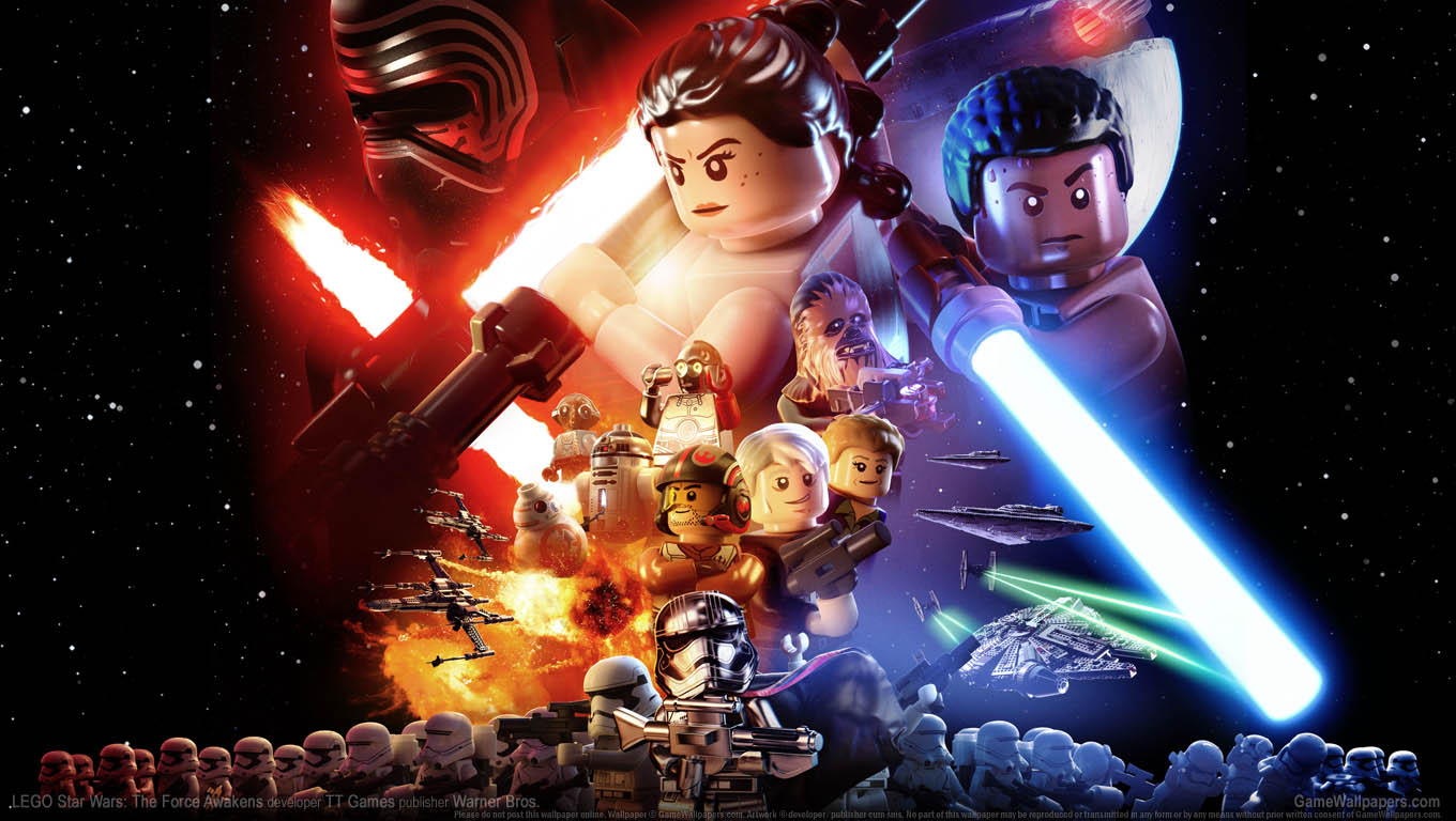 LEGO Star Wars: The Force Awakens achtergrond 01 1360x768