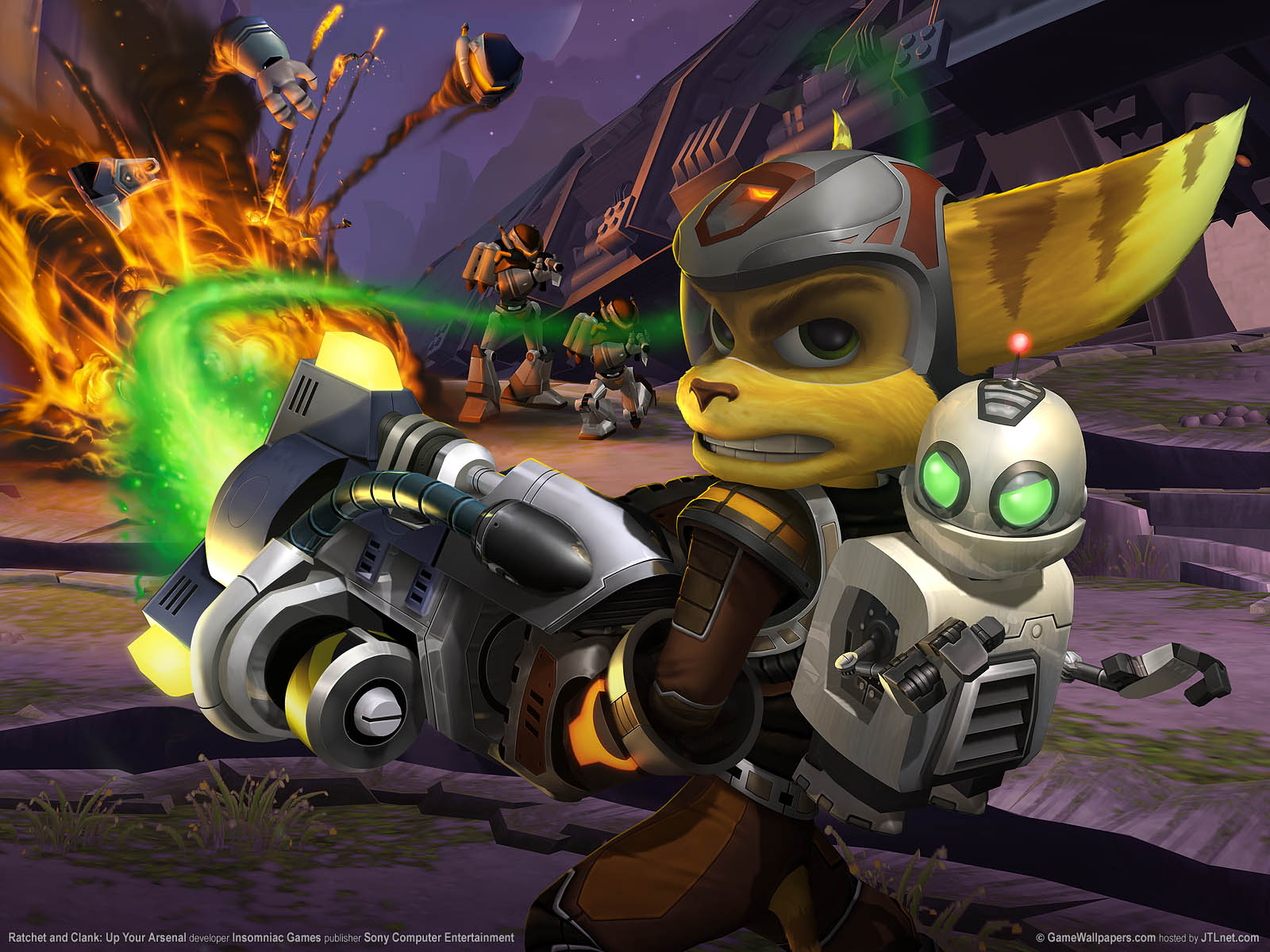 Ratchet and Clank: Up Your Arsenal achtergrond 01 1600x1200
