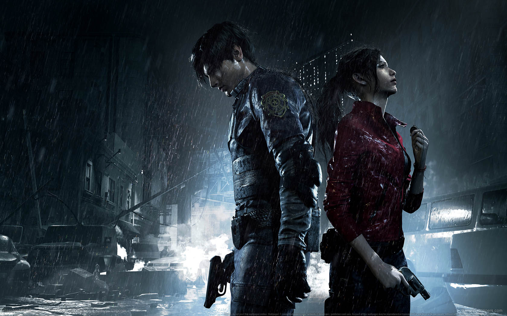 Resident Evil 2 wallpaper 01 1680x1050